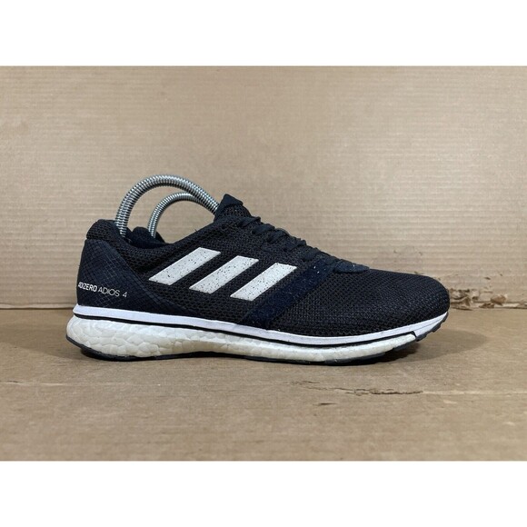 adidas Shoes - Adidas Adizero Adios 4 Womens B37377 Black Running Athletic Shoes Sneakers Sz 9